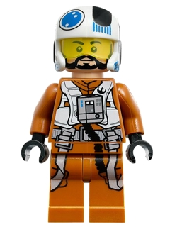 LEGO Minifigure -- Resistance X-wing Pilot (Temmin 'Snap' Wexley) (75125)-Star Wars / Star Wars Episode 7 -- SW0705 -- Creative Brick Builders